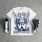 Flint 13s DopeSkill Oversize Print T-Shirt Build in Silence Graphic