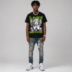 Max 95 OG 'Neon' DopeSkill Oversize Print T-Shirt Build in Silence Graphic