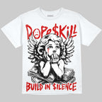 Space Jam 9s DopeSkill Oversize Print T-Shirt Build in Silence Graphic