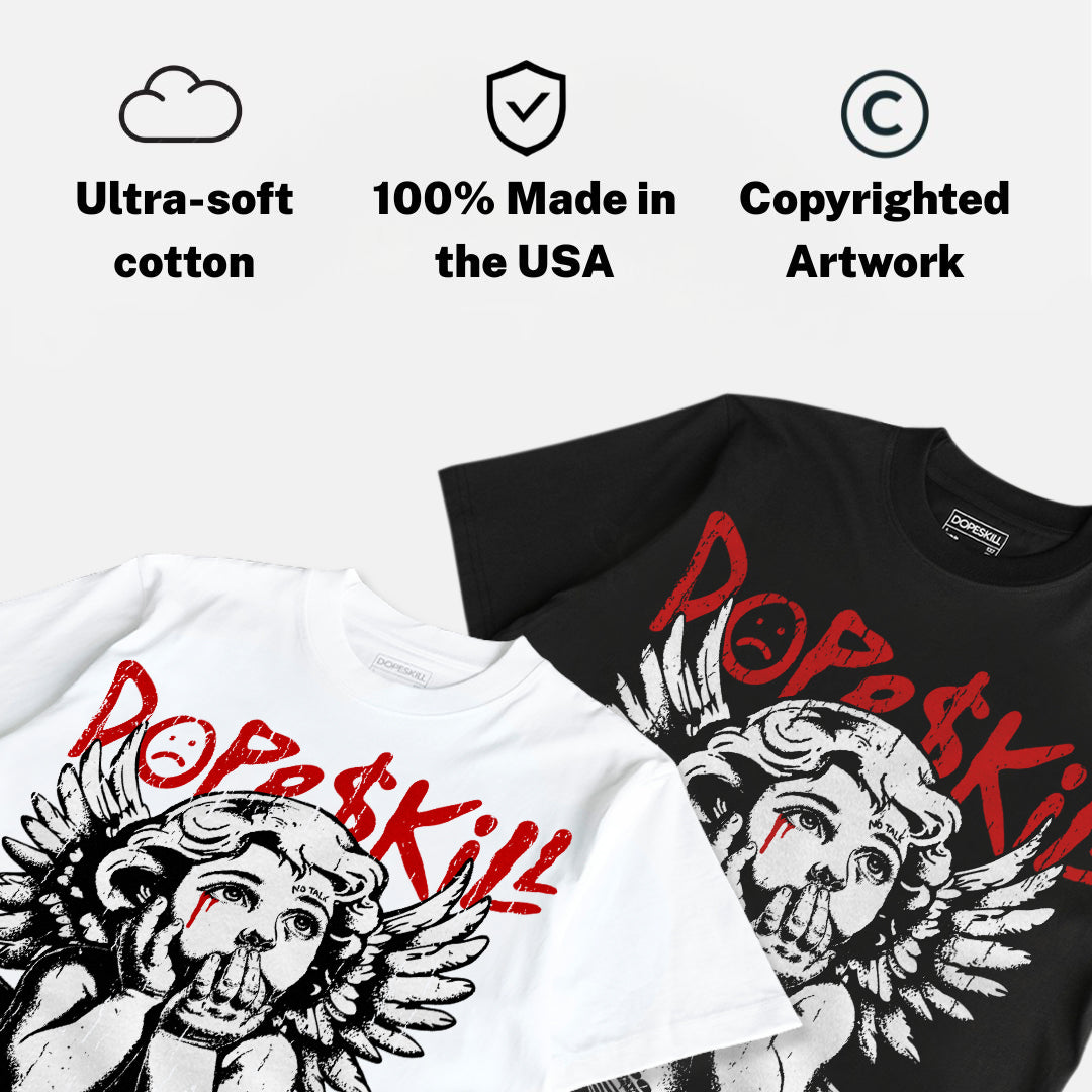 Space Jam 9s DopeSkill Oversize Print T-Shirt Build in Silence Graphic