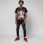 Toro Bravo 4s DopeSkill Oversize Print T-Shirt Build in Silence Graphic