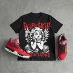 Toro Bravo 4s DopeSkill Oversize Print T-Shirt Build in Silence Graphic
