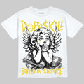 Tour Yellow 4s DopeSkill Oversize Print T-Shirt Build in Silence Graphic