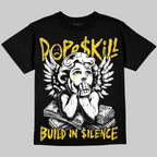 Tour Yellow 4s DopeSkill Oversize Print T-Shirt Build in Silence Graphic
