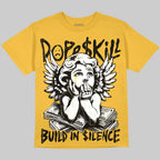 Tour Yellow 4s DopeSkill Oversize Print T-Shirt Build in Silence Graphic