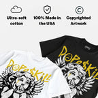 Tour Yellow 4s DopeSkill Oversize Print T-Shirt Build in Silence Graphic