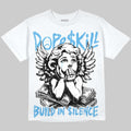 UNC 11s DopeSkill Oversize Print T-Shirt Build in Silence Graphic