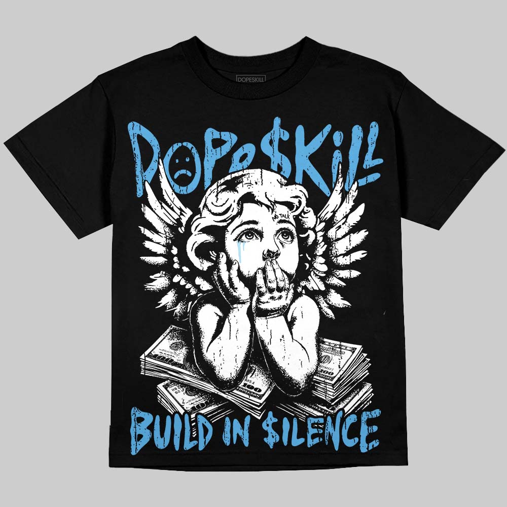 UNC 11s DopeSkill Oversize Print T-Shirt Build in Silence Graphic