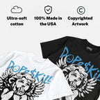 UNC 11s DopeSkill Oversize Print T-Shirt Build in Silence Graphic