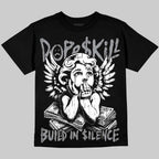 Wolf Grey 5s DopeSkill Oversize Print T-Shirt Build in Silence Graphic