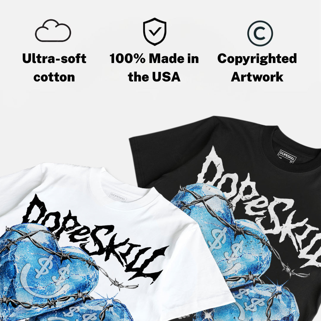 Dunk Panda White Black DopeSkill Oversize Print T-Shirt No Love Lost Graphic