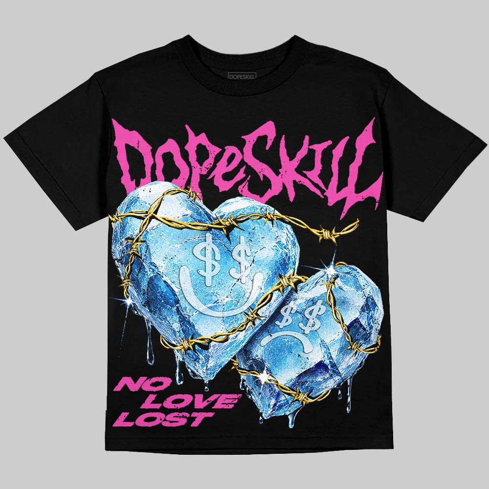 Comic 4s DopeSkill Oversize Print T-Shirt No Love Lost Graphic
