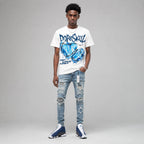 Flint 13s DopeSkill Oversize Print T-Shirt No Love Lost Graphic