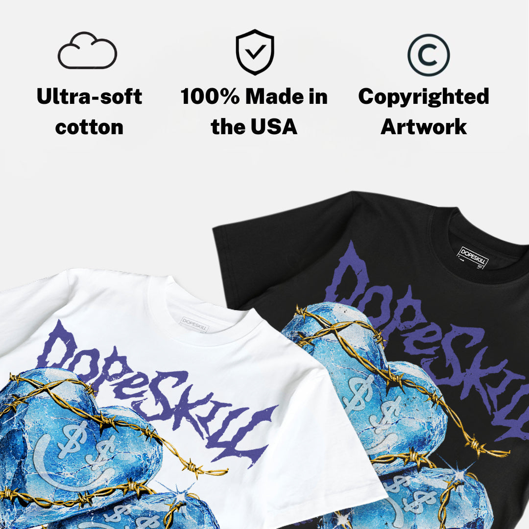 Lakers 4s DopeSkill Oversize Print T-Shirt No Love Lost Graphic