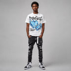 Oreo 6s DopeSkill Oversize Print T-Shirt No Love Lost Graphic