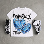 Oreo 6s DopeSkill Oversize Print T-Shirt No Love Lost Graphic