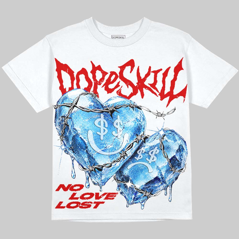 Space Jam 9s DopeSkill Oversize Print T-Shirt No Love Lost Graphic