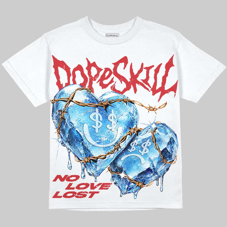 Sunset 5s ChanceGift Oversize Print T-Shirt No Love Lost Graphic