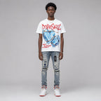 Sunset 5s DopeSkill Oversize Print T-Shirt No Love Lost Graphic