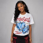 Sunset 5s DopeSkill Oversize Print T-Shirt No Love Lost Graphic