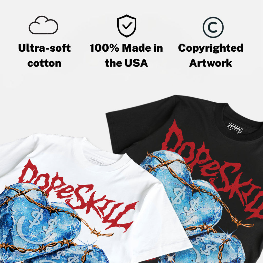 Sunset 5s DopeSkill Oversize Print T-Shirt No Love Lost Graphic