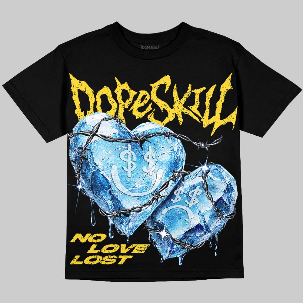 Tour Yellow 4s DopeSkill Oversize Print T-Shirt No Love Lost Graphic