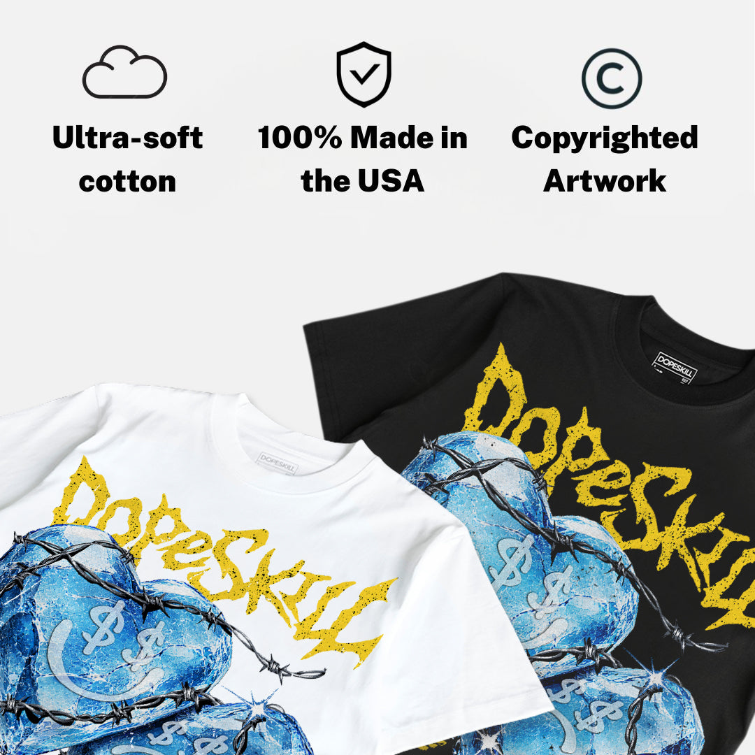 Tour Yellow 4s DopeSkill Oversize Print T-Shirt No Love Lost Graphic
