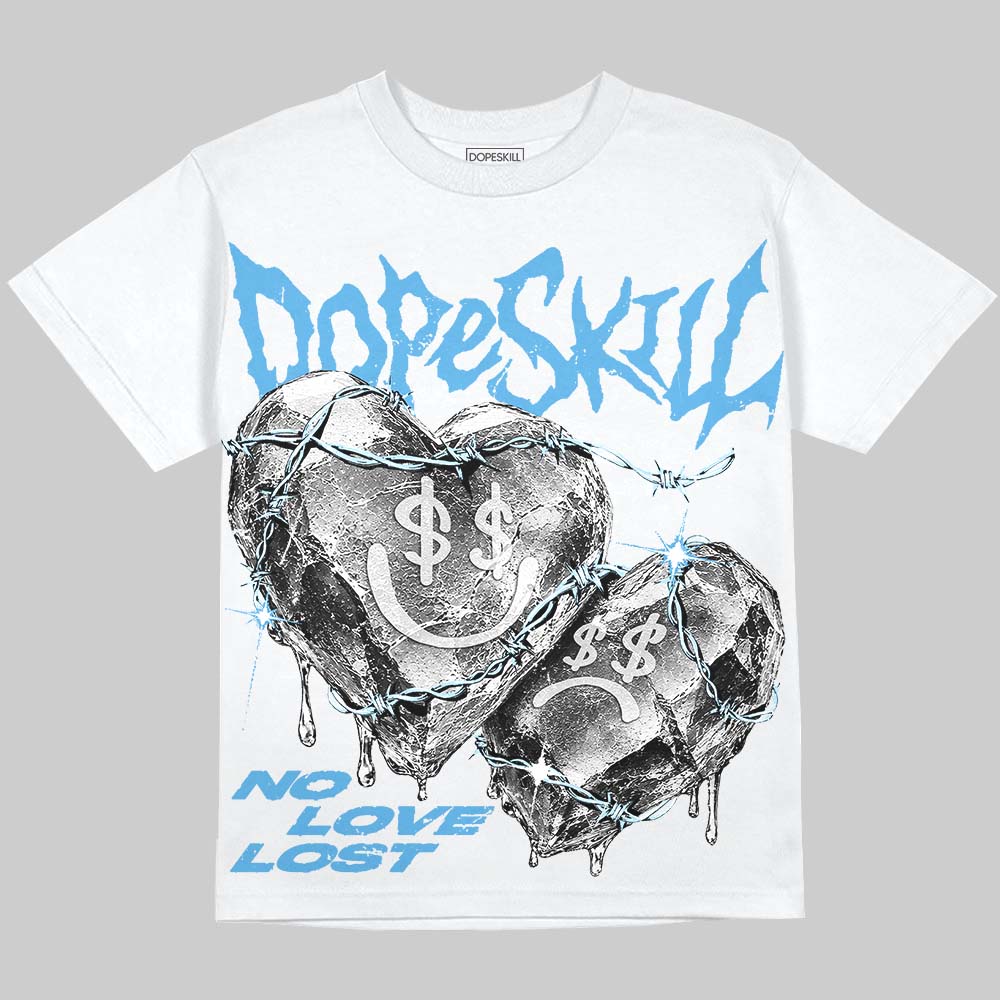 UNC 11s DopeSkill Oversize Print T-Shirt No Love Lost Graphic