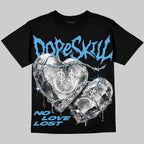 UNC 11s DopeSkill Oversize Print T-Shirt No Love Lost Graphic