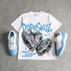 UNC 11s DopeSkill Oversize Print T-Shirt No Love Lost Graphic