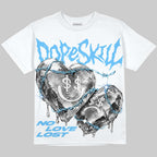 University Blue 14s DopeSkill Oversize Print T-Shirt No Love Lost Graphic