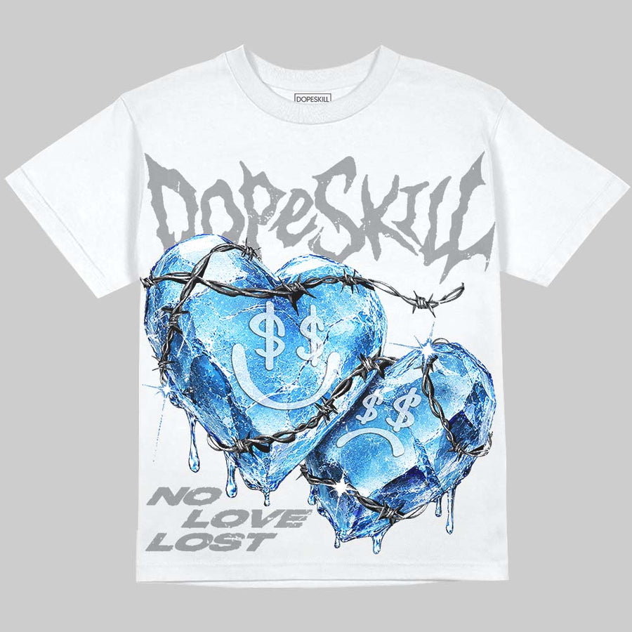 Wolf Grey 5s ChanceGift Oversize Print T-Shirt No Love Lost Graphic