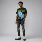 Max 95 OG 'Neon' DopeSkill Oversize Print T-Shirt No Love Lost Graphic