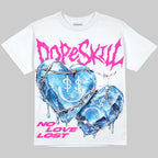 Triple Pink Dunk DopeSkill Oversize Print T-Shirt No Love Lost Graphic
