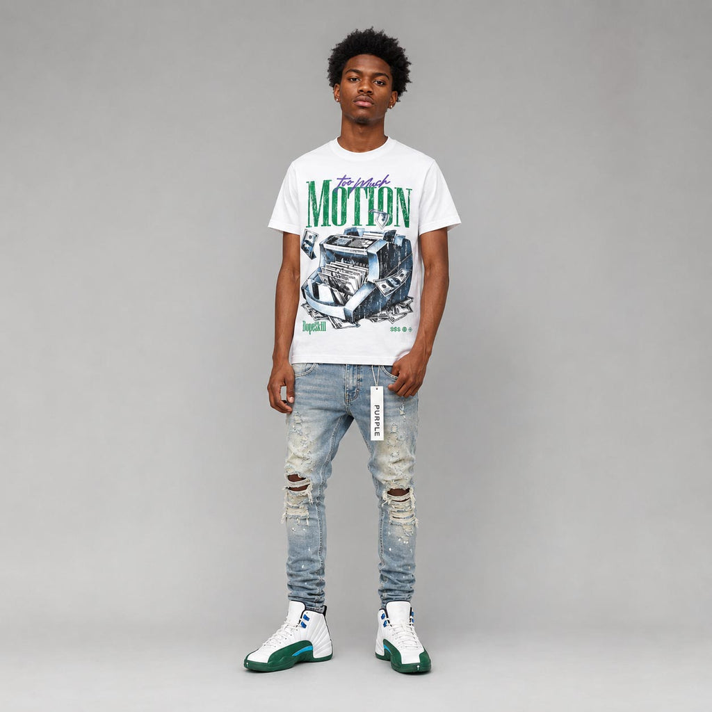 Bucks 12s DopeSkill T-Shirt Too Much Motion Graphic