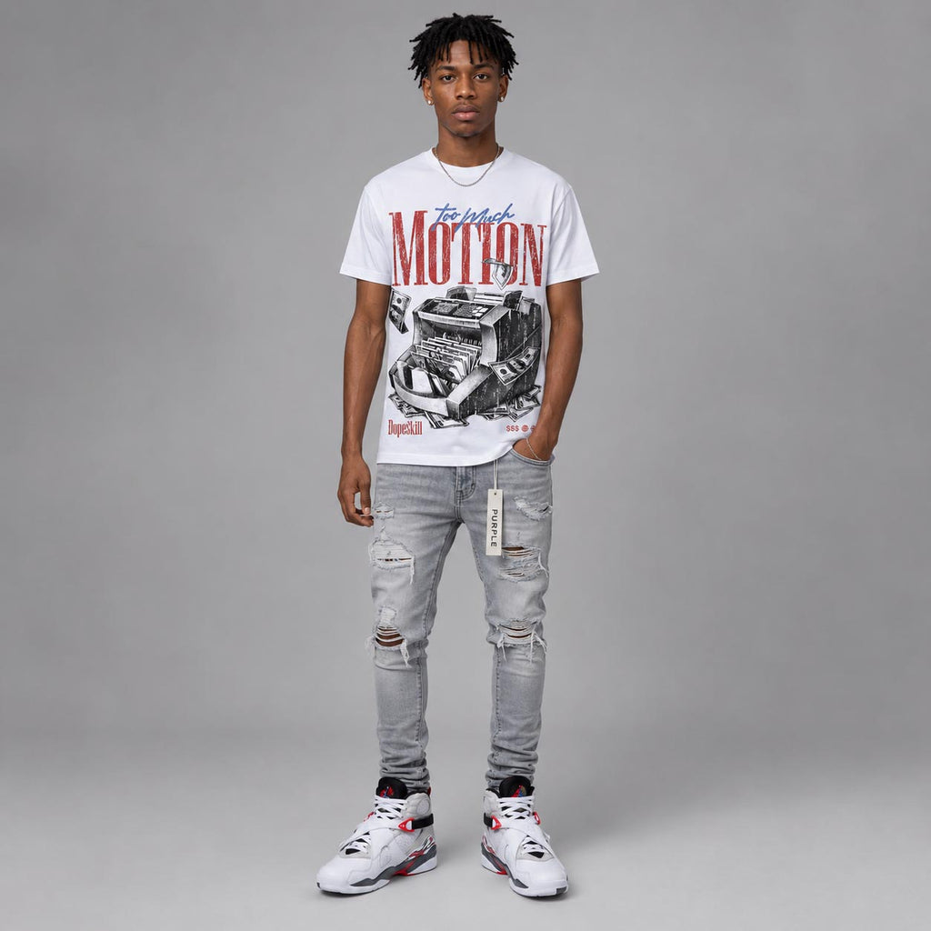 Bugs Bunny 8s DopeSkill T-Shirt Too Much Motion Graphic