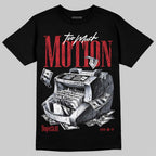 Fire Red “Black Tongue” 5s DopeSkill T-Shirt Too Much Motion Graphic