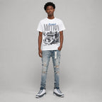 Flint Grey 9s DopeSkill T-Shirt Too Much Motion Graphic