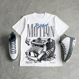 Flint Grey 9s DopeSkill T-Shirt Too Much Motion Graphic