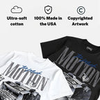Flint Grey 9s DopeSkill T-Shirt Too Much Motion Graphic