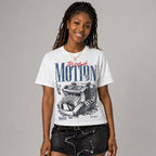 French Blue 12s DopeSkill T-Shirt Too Much Motion Graphic