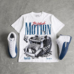 French Blue 12s DopeSkill T-Shirt Too Much Motion Graphic