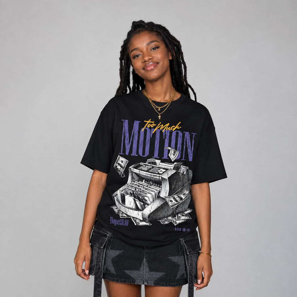 Lakers 4s DopeSkill T-Shirt Too Much Motion Graphic