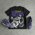 Lakers 4s DopeSkill T-Shirt Too Much Motion Graphic