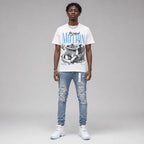 Legend Blue 11s DopeSkill T-Shirt Too Much Motion Graphic