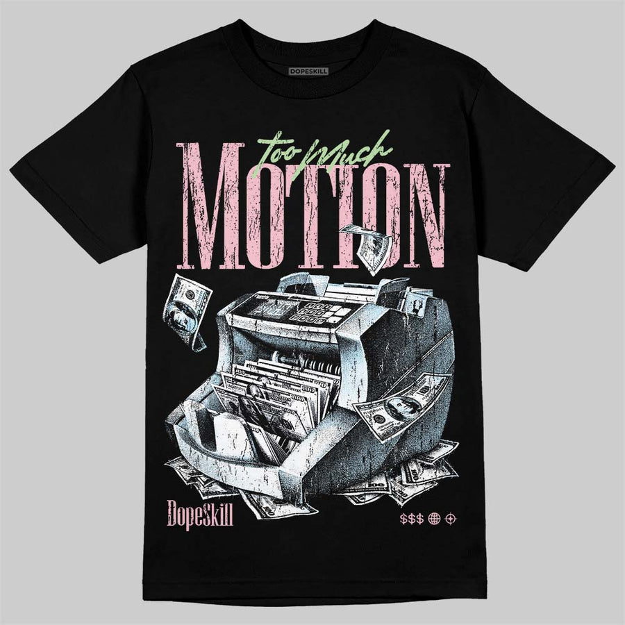 Medium Zartrosa 4er ChanceGeschenk T-Shirt Too Much Motion Graphic