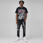 Medium Soft Pink 4s DopeSkill T-Shirt Too Much Motion Graphic