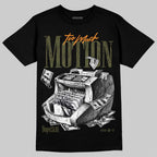 Olive 5s DopeSkill T-Shirt Too Much Motion Graphic