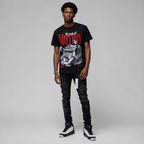 Space Jam 9s DopeSkill T-Shirt Too Much Motion Graphic
