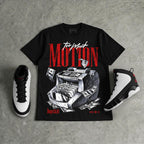 Space Jam 9s DopeSkill T-Shirt Too Much Motion Graphic